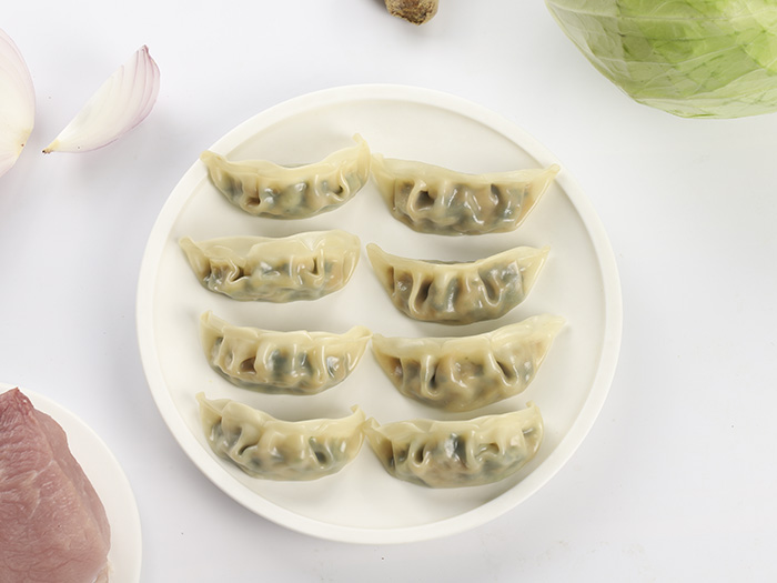 千味1kg精品猪肉白菜蒸煎饺