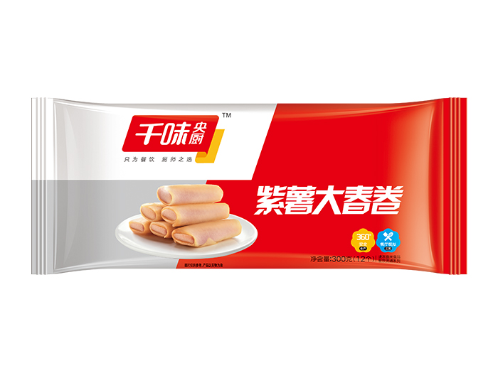 千味300g紫薯大春卷