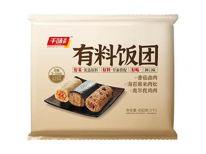 千味450g海苔奥尔良鸡肉饭团（20袋）