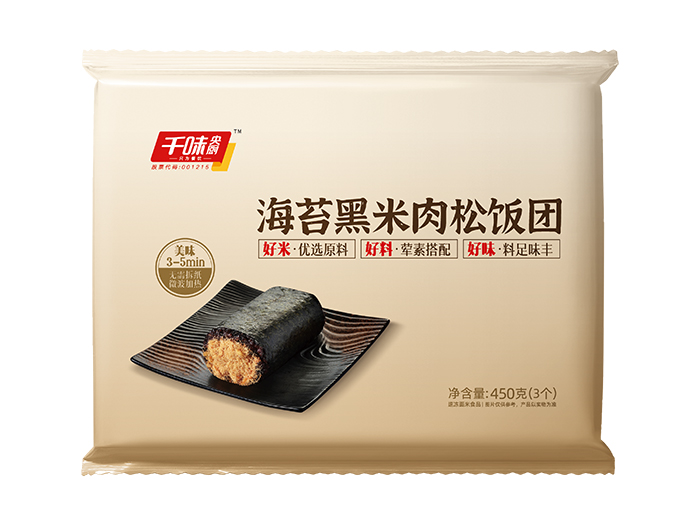 千味450g海苔黑米肉松饭团（20袋）