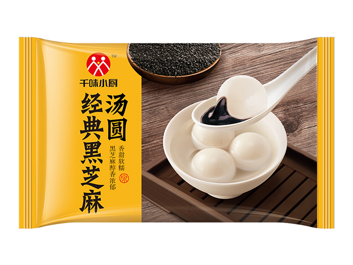 千味小厨320g经典黑芝麻汤圆（18包）