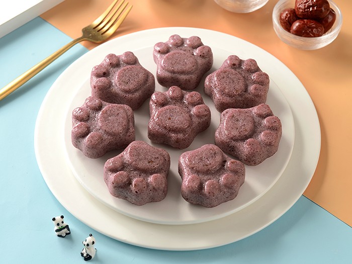 千味餐饮1kg萌萌猫爪糕（黑米味）（8袋）