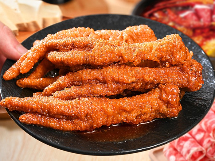 御知菜1kg精品虎皮鸡爪（香辣味）