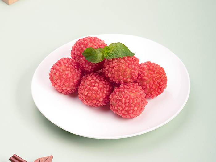 御知菜200g咸蛋黄荔枝形虾球