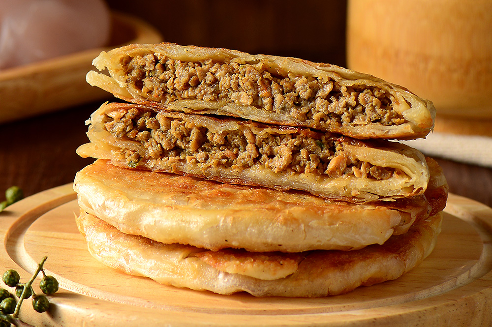 Black pepper beef pie