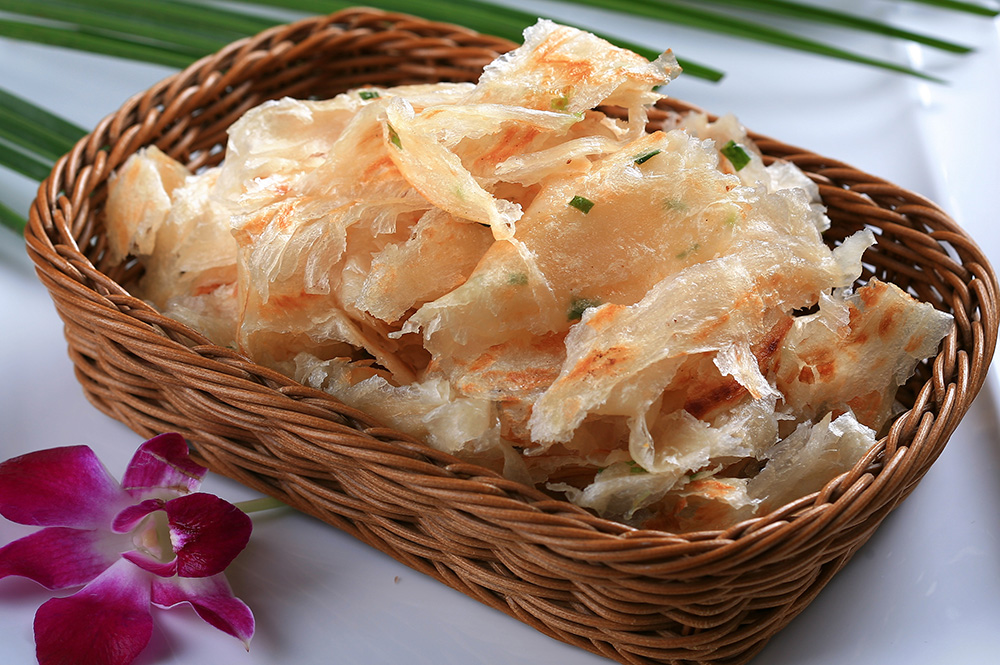 Shanghai style scallion cake