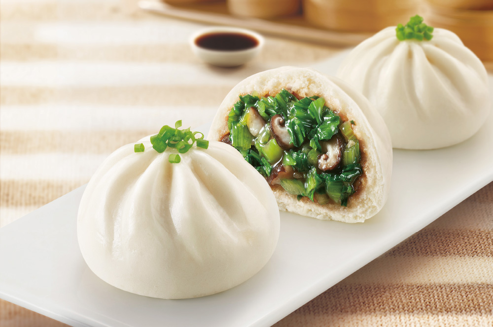 Steamed stuffed vegetables with 
