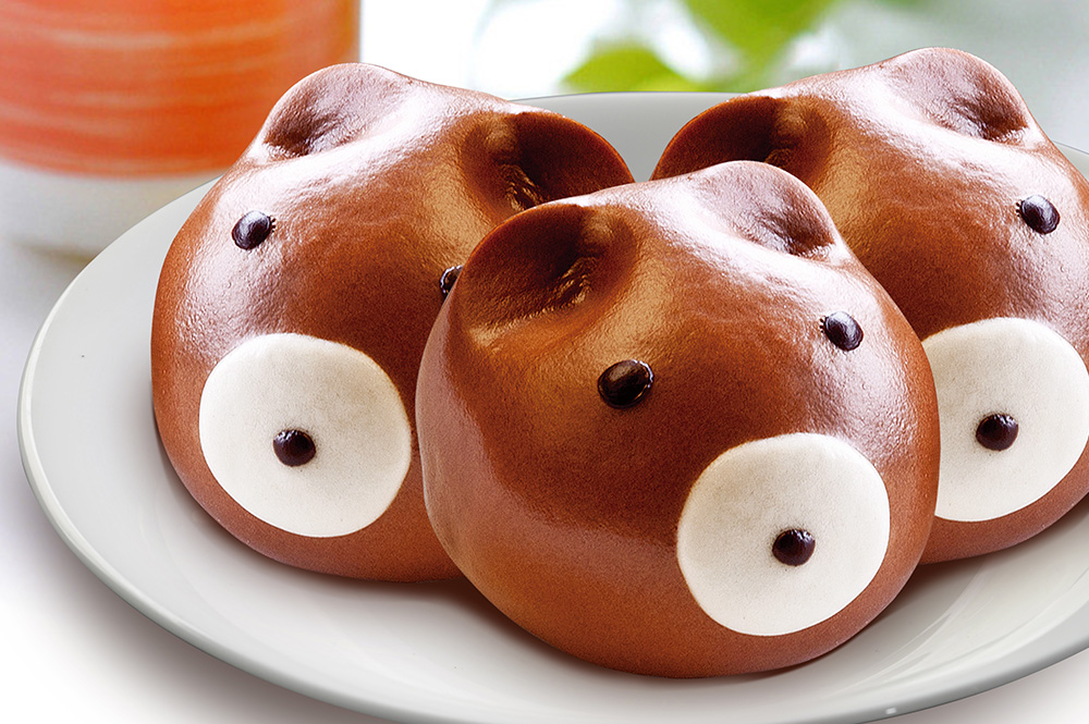 Cartoon Bear steamed stuffed bun